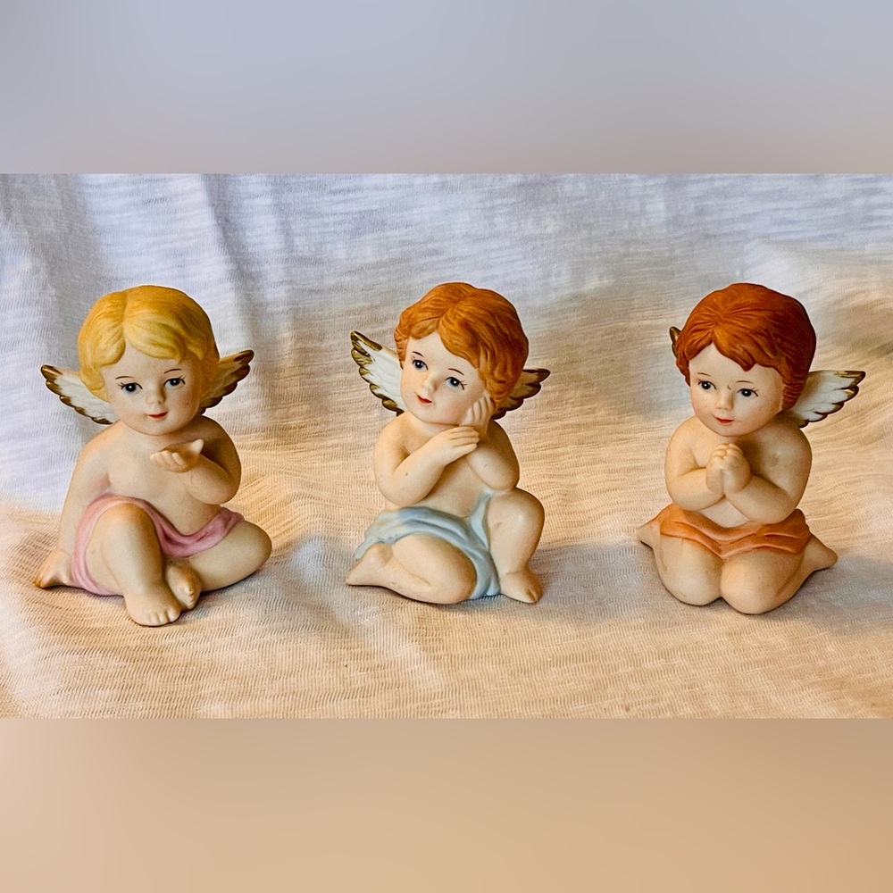 Vintage Home Interiors Cherub Christmas Angels